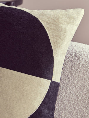 Nuvia Elora Cream And Black Cushion