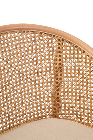 Tambo Cane Bench with Natural Beech Wood Frame