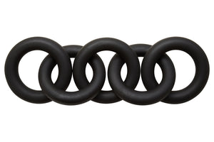 Silva Black Wood 5 Link Chain Decor