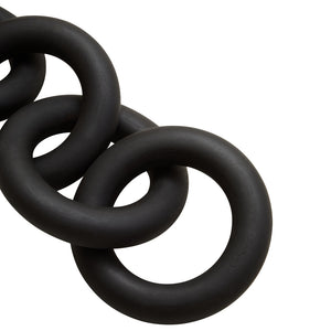 Silva Black Wood 5 Link Chain Decor
