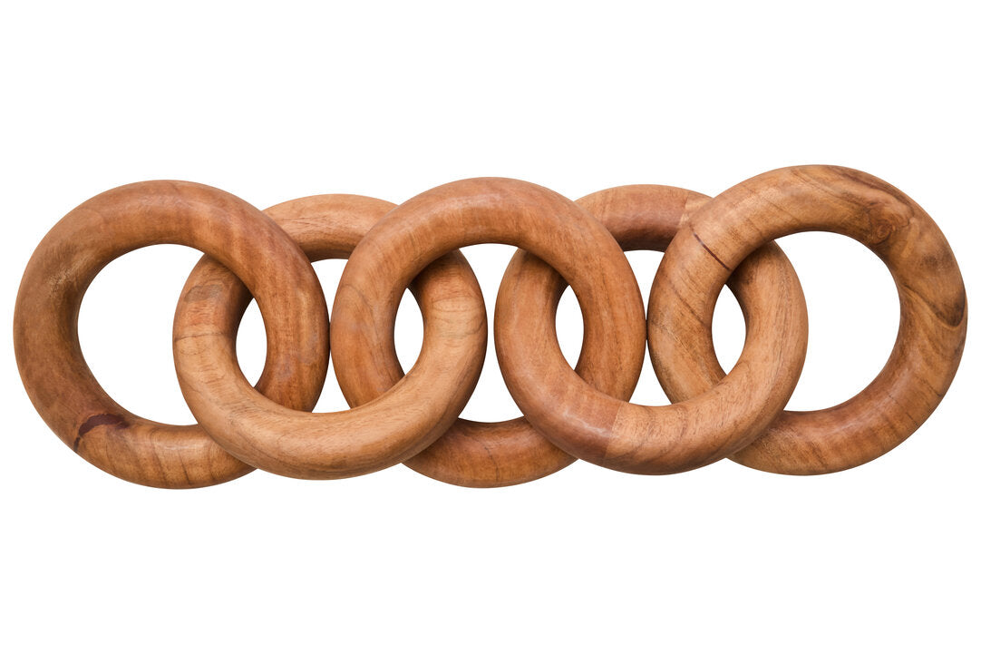 Silva Natural Wood 5 Link Chain Decor