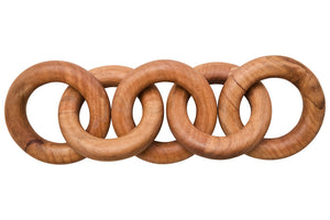 Silva Natural Wood 5 Link Chain Decor