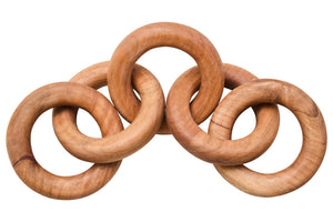 Silva Natural Wood 5 Link Chain Decor