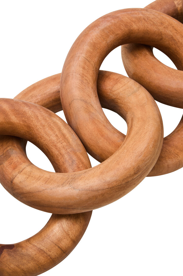Silva Natural Wood 5 Link Chain Decor