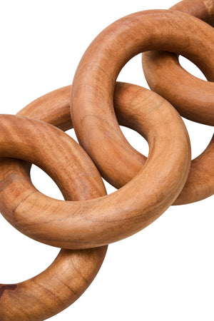 Silva Natural Wood 5 Link Chain Decor