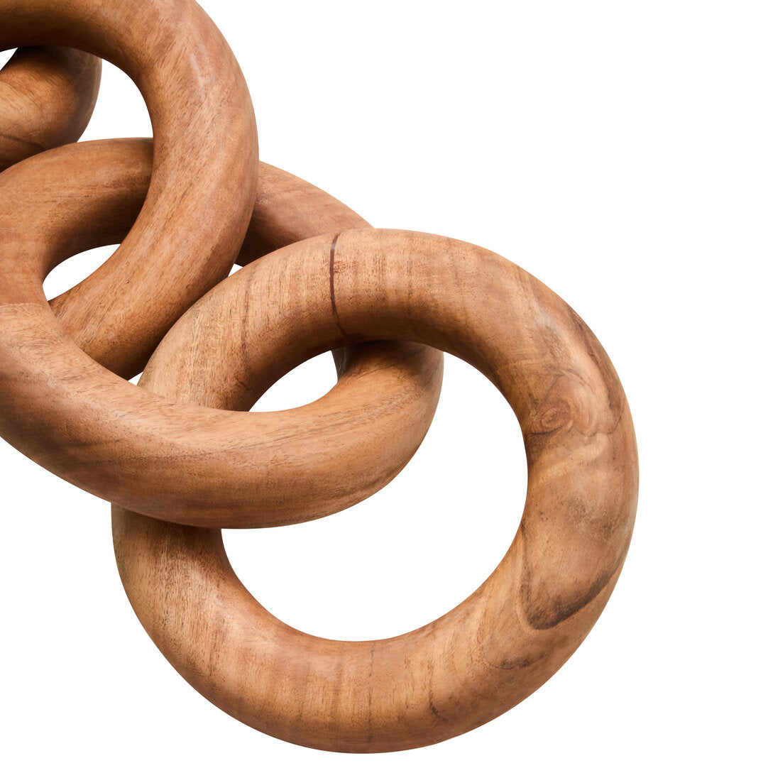 Silva Natural Wood 5 Link Chain Decor