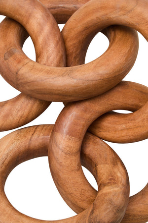 Silva Natural Wood 5 Link Chain Decor