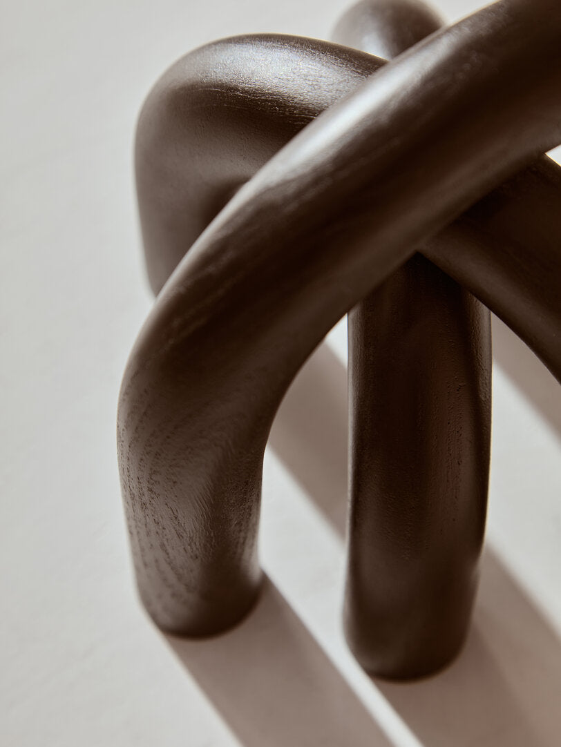 Silva Black Wood Arch Sculpture Ornament