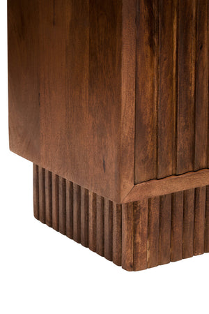 Tara Two Door Carved Mango Wood Sideboard
