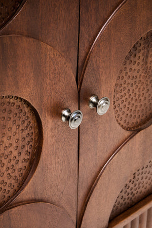Tara Four Door Hammered Mango Wood Sideboard