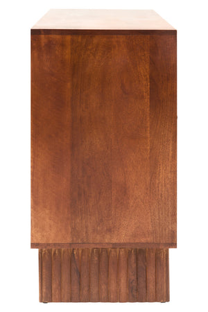 Tara Four Door Hammered Mango Wood Sideboard