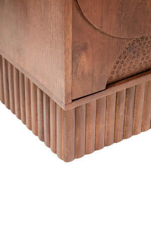 Tara Four Door Hammered Mango Wood Sideboard
