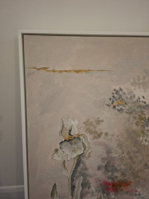 Phantom Lily - Framed Original Hand Painted Floral Canvas Art