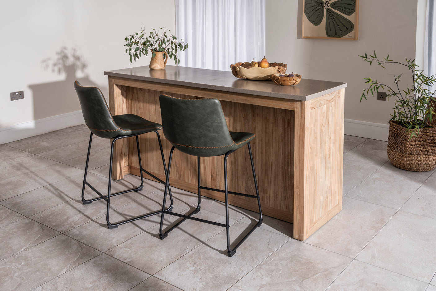 Jasper Natural Kitchen Table Island