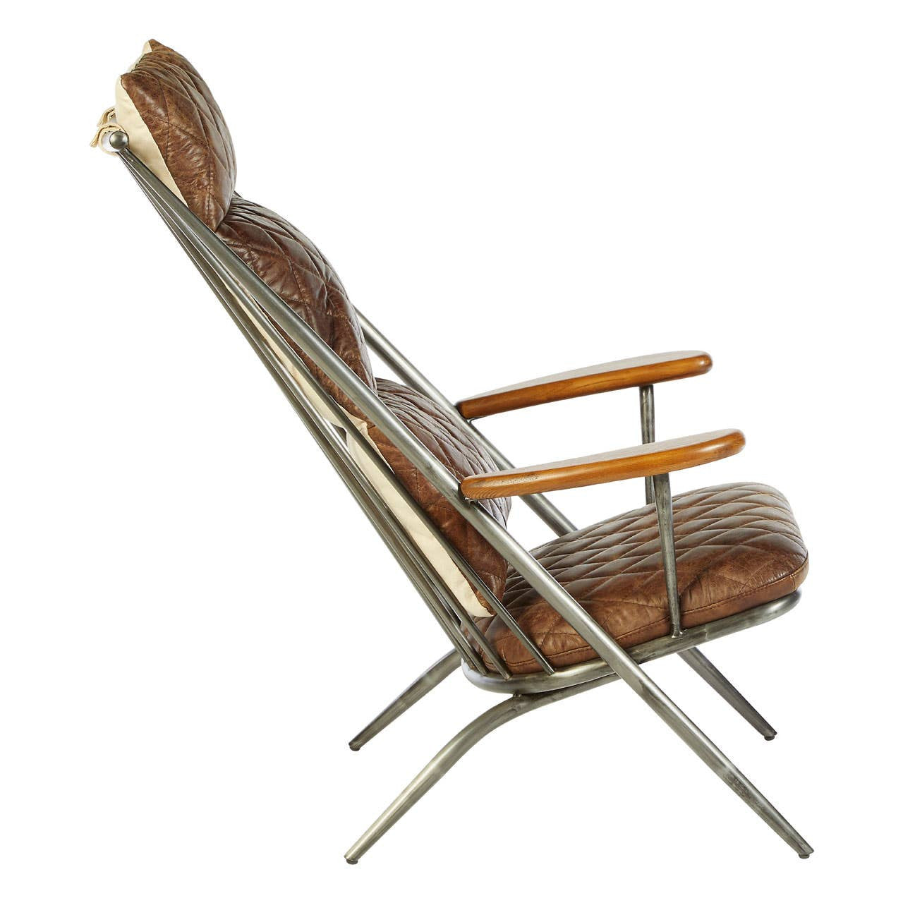 Durango Brown Leather Cocktail Chair