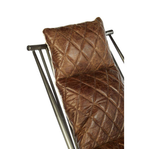 Durango Brown Leather Cocktail Chair