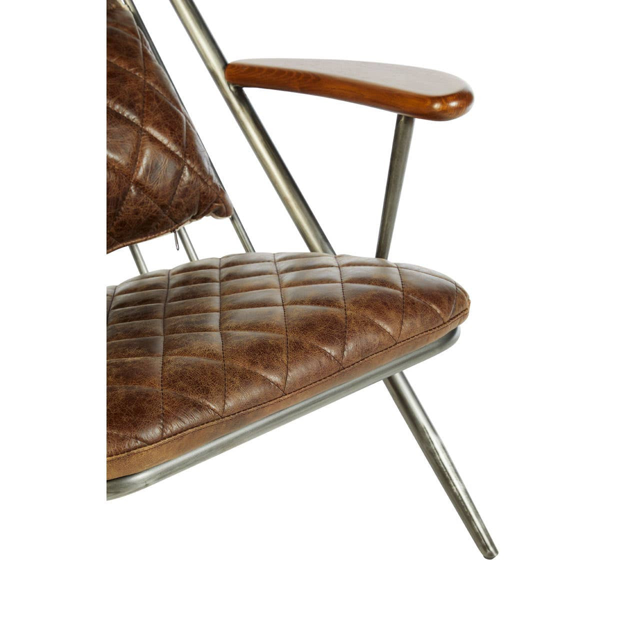 Durango Brown Leather Cocktail Chair