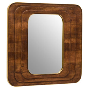Tara Carved Mango Wood Wall Mirror