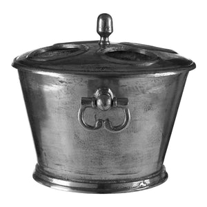 Sterling wine cooler front view with decorative drop handle