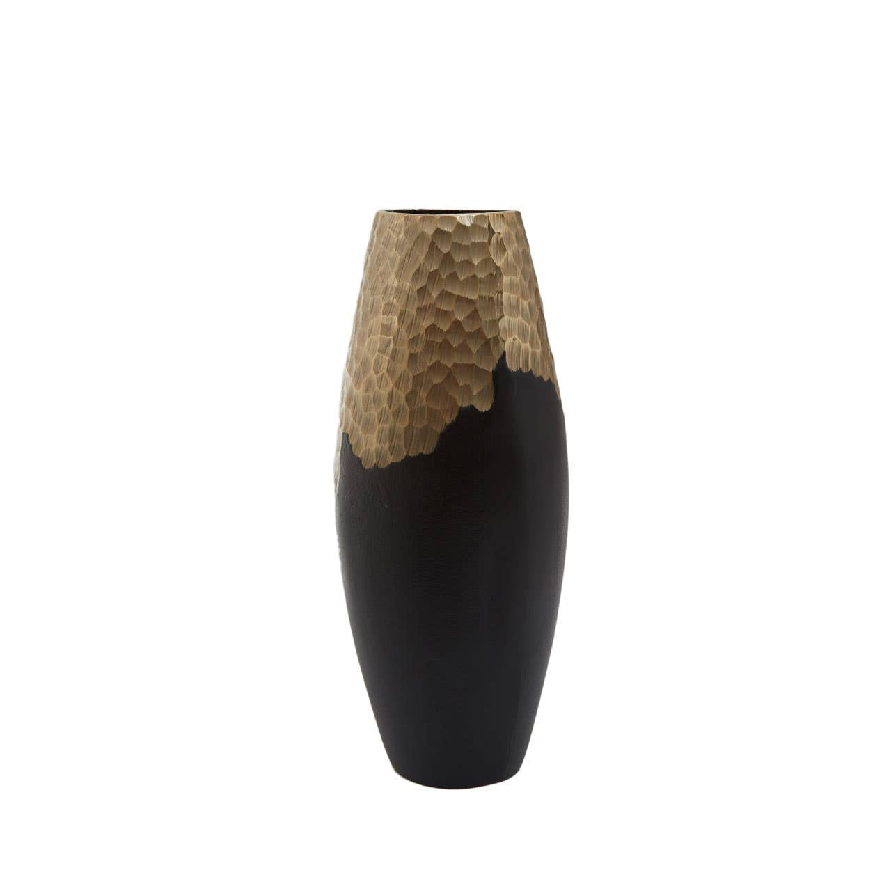 Aurum Small Black and Gold Vase