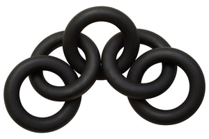 Silva Black Wood 5 Link Chain Decor