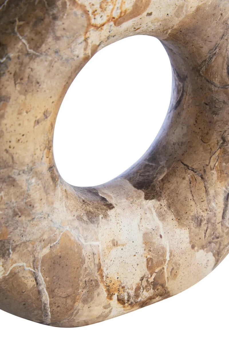 Ossa Chocolate Marble Candle Holder, alternative view.
