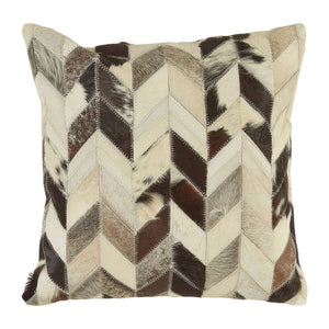 Nuvia Tierra Black And White Cowhide Cushion Cover