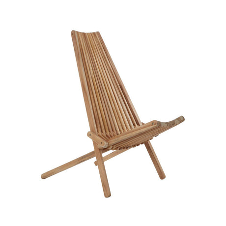 Marano wooden lounge chair on a white background