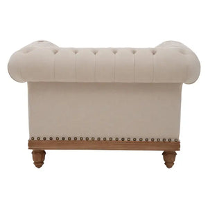 Bibury Mahogany Studded Chesterfield Armchair