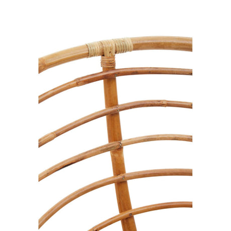 Back of Marano papasan natural rattan chair