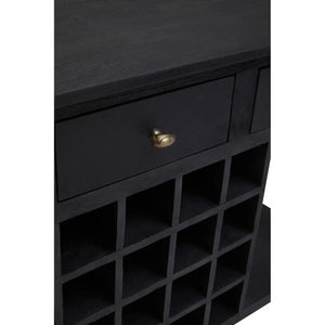 Axis Wine Bottle Storage Console Table