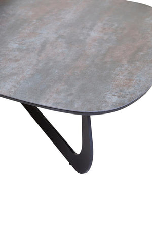 Regalia 2 Tier Large Asymmetrical Ceramic Coffee Table