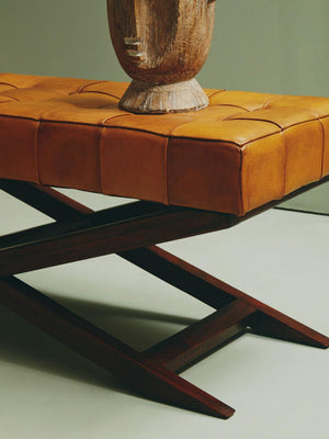 Tierra Bench With Cross Base