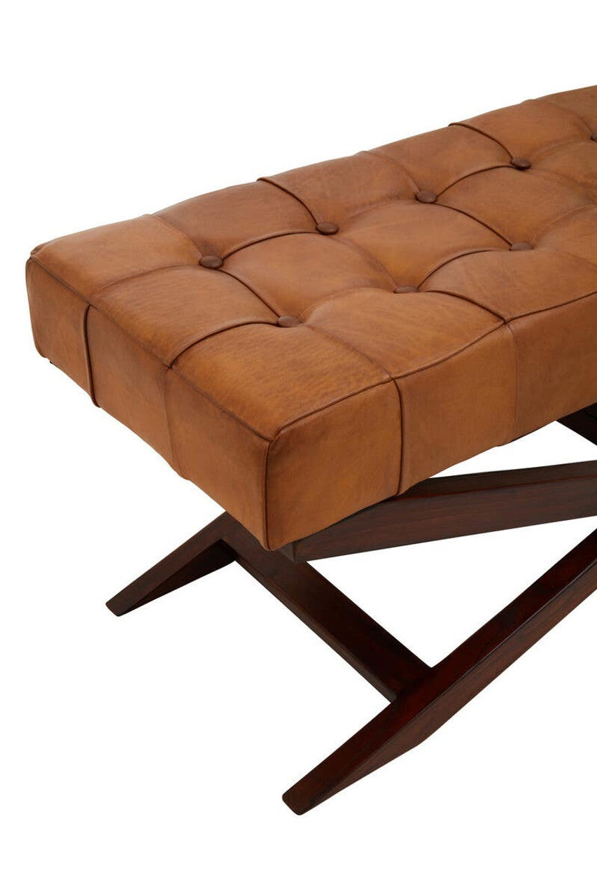 Tierra Bench With Cross Base