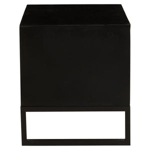 Axis Two Drawer Bedside Table with Bone Inlay
