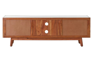 Back of the Alder media unit showing the cable management holes