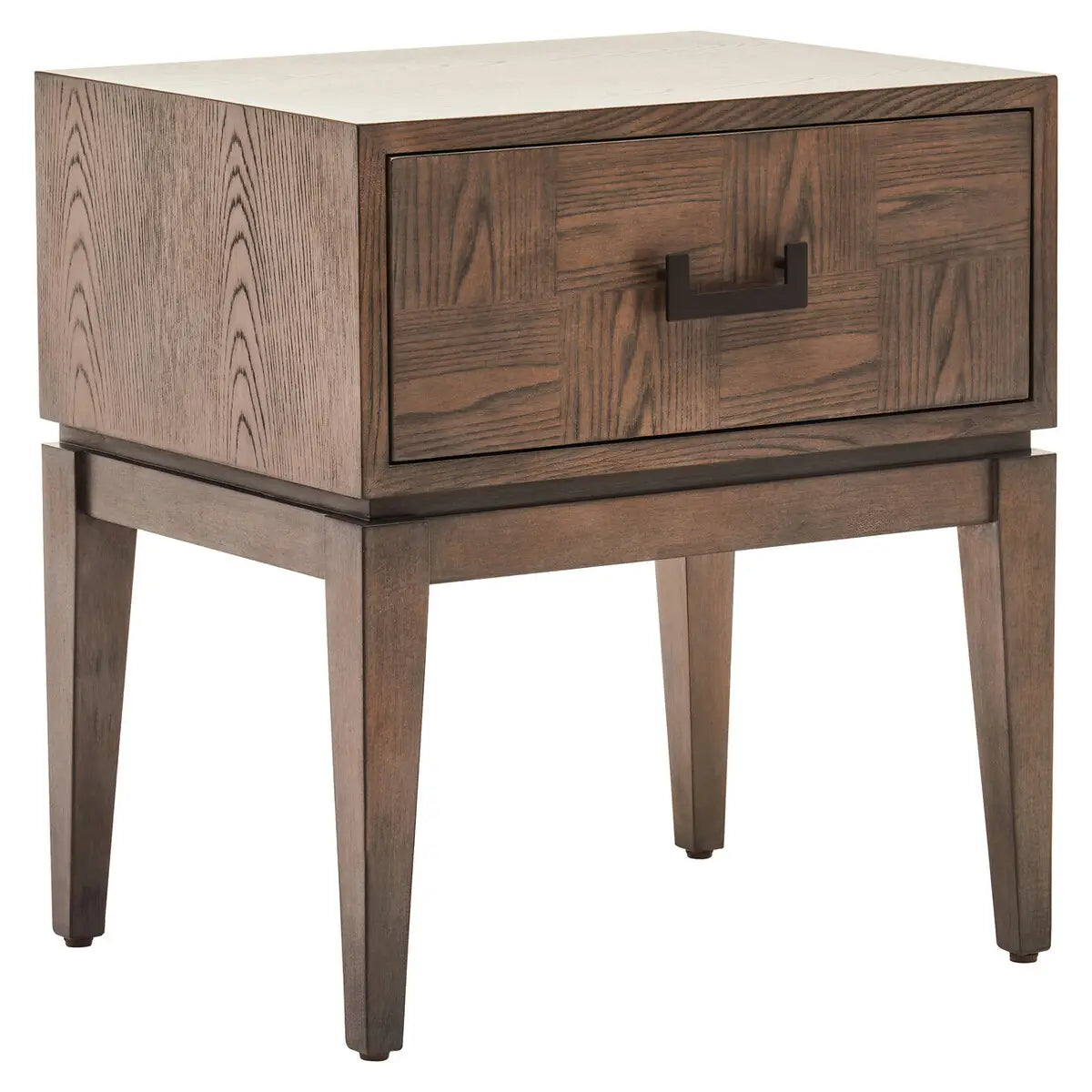 Verona Antique Grey Bedside Table