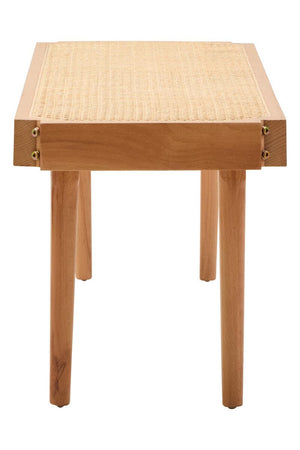 Tambo Natural Cane and Beechwood Bench