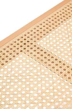 Tambo Natural Cane and Beechwood Bench