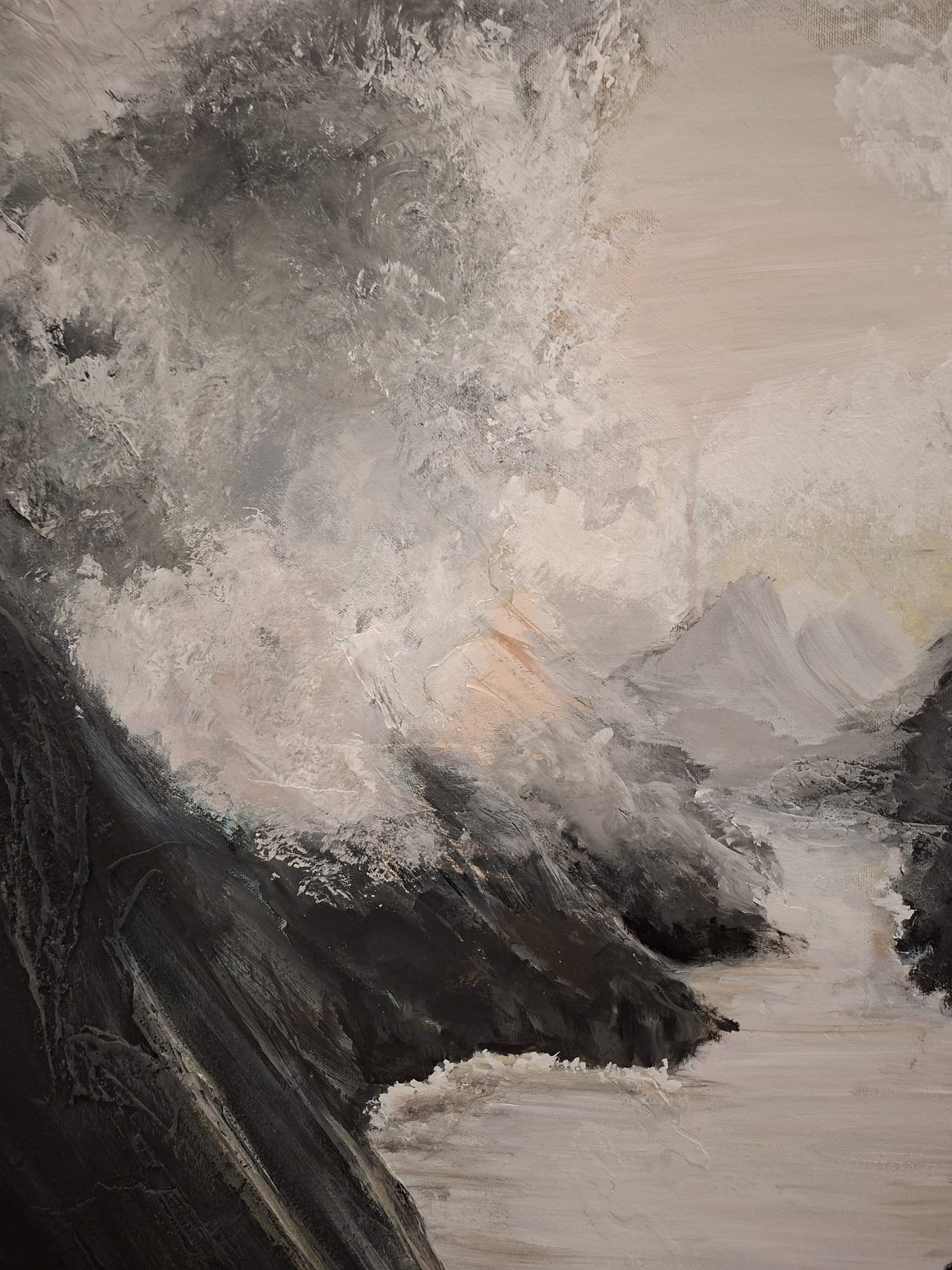 After The Storm – Original Hand Painted Acrylic Contemporary Canvas Art