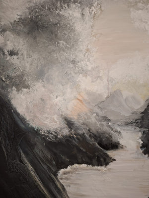 After The Storm – Original Hand Painted Acrylic Contemporary Canvas Art