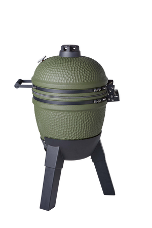 Moddern Kamado Barbecue Olive Green With Aluminium Base & Legs