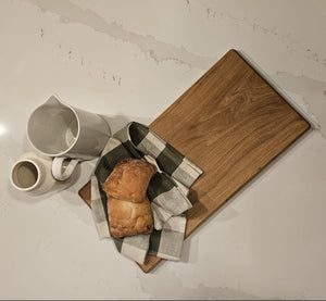 Handcrafted English Oak Wooden Kitchen Chopping Board