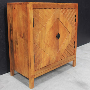 Ellie Carved Natural Mango Wood Sideboard
