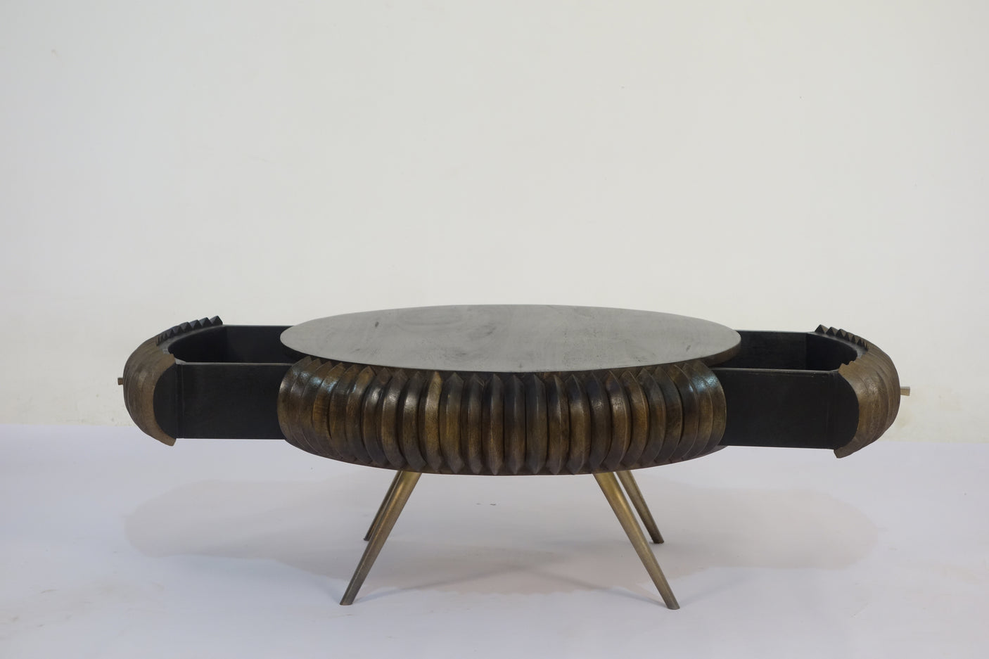 Patan Wooden 2 Drawer Coffee Table