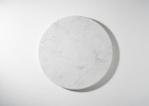 Jalore Cone Wooden Side Table With Marble Top