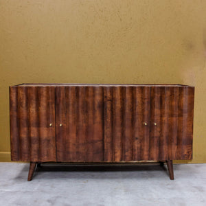 Indok Marble Top 4 Door Wooden Sideboard