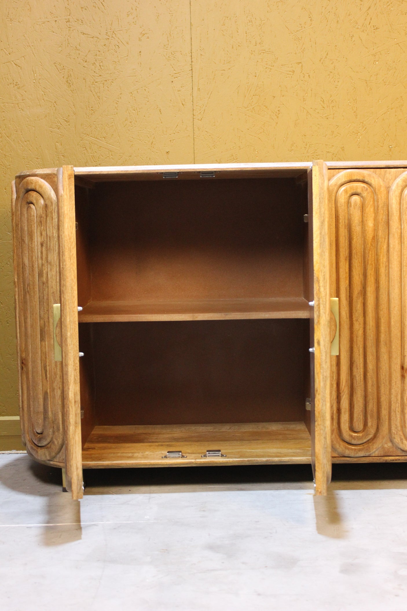 Kasli Capsule Design Wooden Sideboard