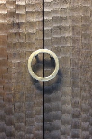 Satana Chiselled Design 4 Door Wooden Sideboard