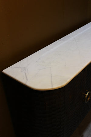 Satana Chiselled Design 4 Door Wooden Sideboard